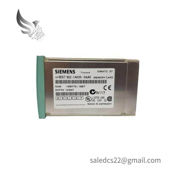 SIEMENS 6ES7952-1AK00-0AA0 RAM Memory Card