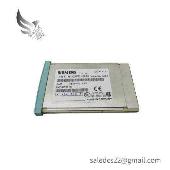 Siemens 6ES7 952-0AF00-0AA0  RAM Memory Card - 4MB