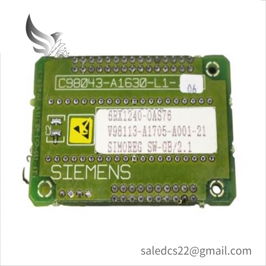 Siemens 6RX1240-0AS76 SOFTWARE MODULE