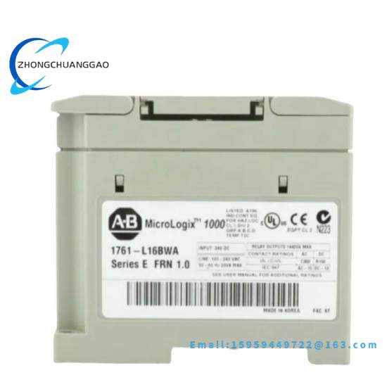 1761-L16BWA MicroLogix 1000 120/240VAC, 10-In-24VDC/6-Out-Relays