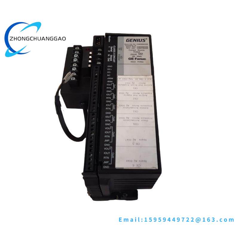 GE Fanuc IC660BBA025 Block 24/48Vdc Analog Current Source