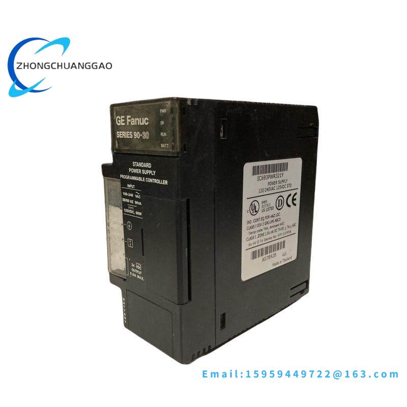 GE IC693PWR321Y standard power supply module