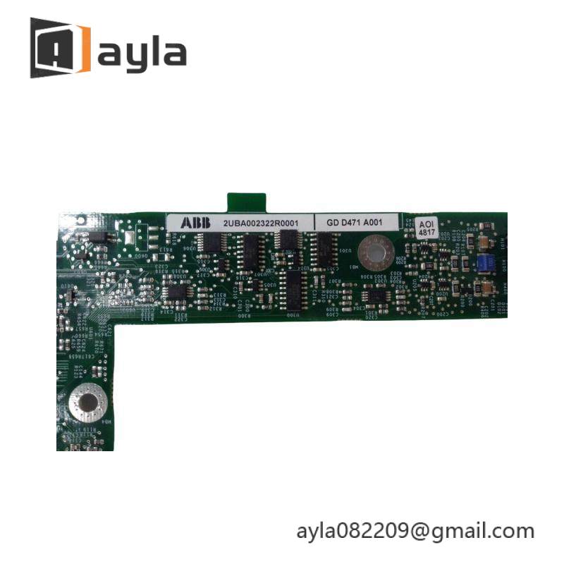 ABB 2UBA002322R0001 GDD471A001 MODULE