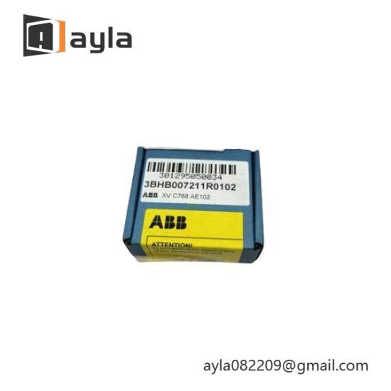ABB 3BHB007211R0101 ;XVC768AE101 Control Board