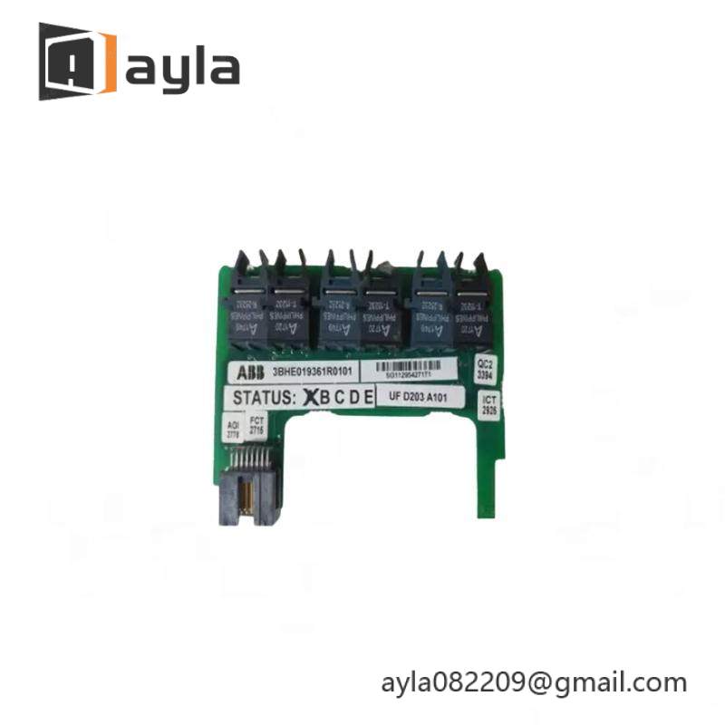 ABB 3BHE019361R0101 UFD203A101 Control Board