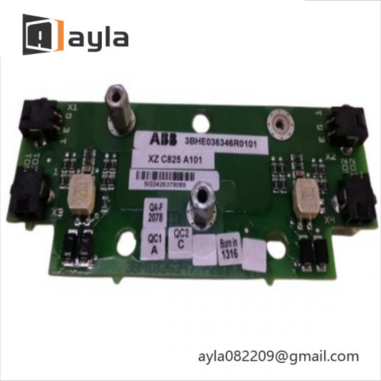 ABB 3BHE036346R0101 XZ C825 A101 Card