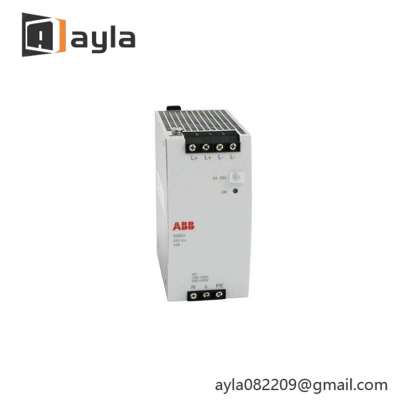 ABB SD833 800xA Series Power Supply