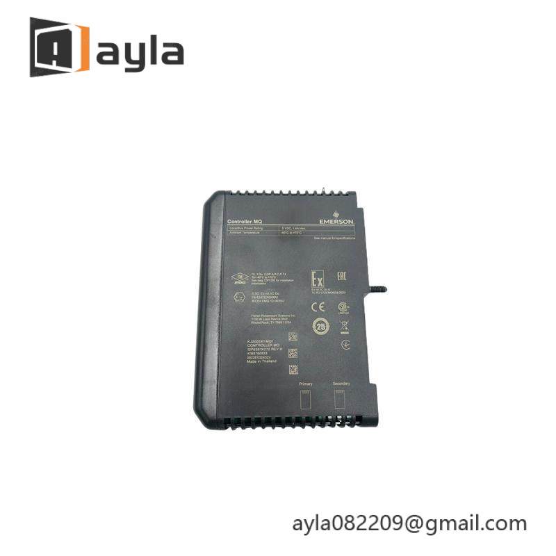 Emerson VE3008 KJ2005X1-MQ1 12P6381X052 MQ Controller