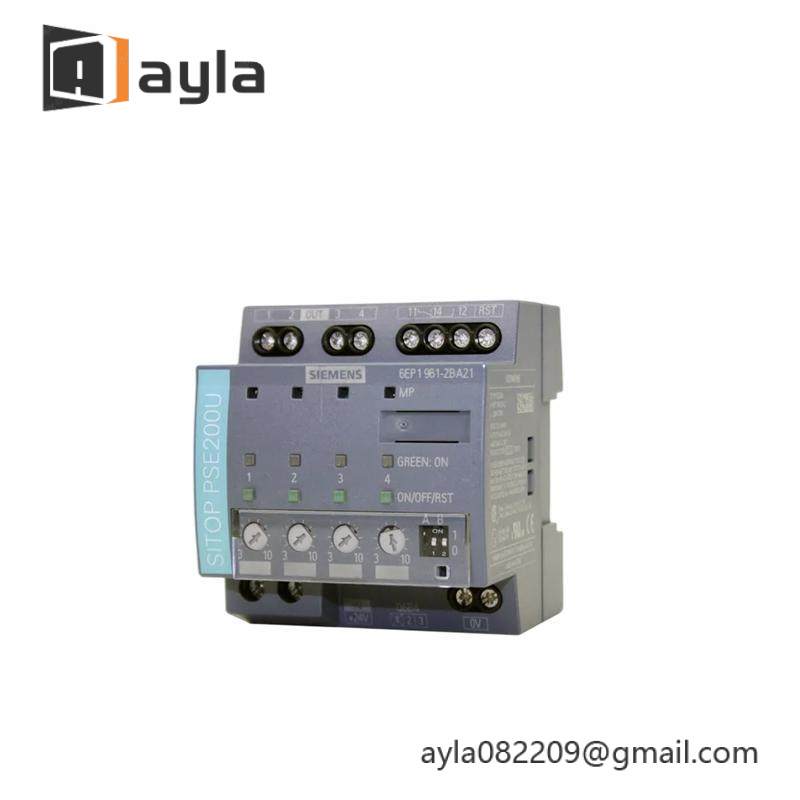 Dc Selectivity Module SIEMENS 6EP1961-2BA21 Selectivity Module: Industry Grade Advanced Power ...