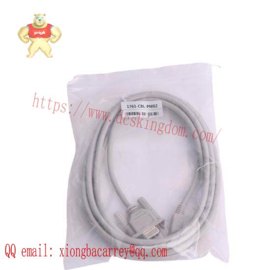 1761-CBL-PM02 8-Pin Mini DIN to 9-Pin D Shell RS232 Cable