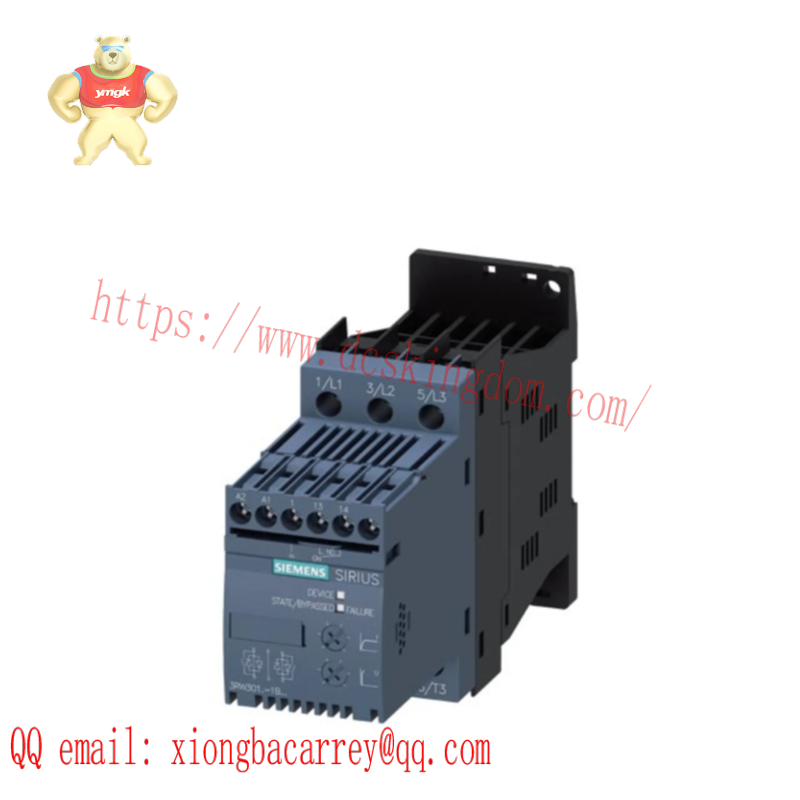 SIEMENS 3RW3 014-1BB14 3RW30 S00 6,5A 480V 110-230V screw