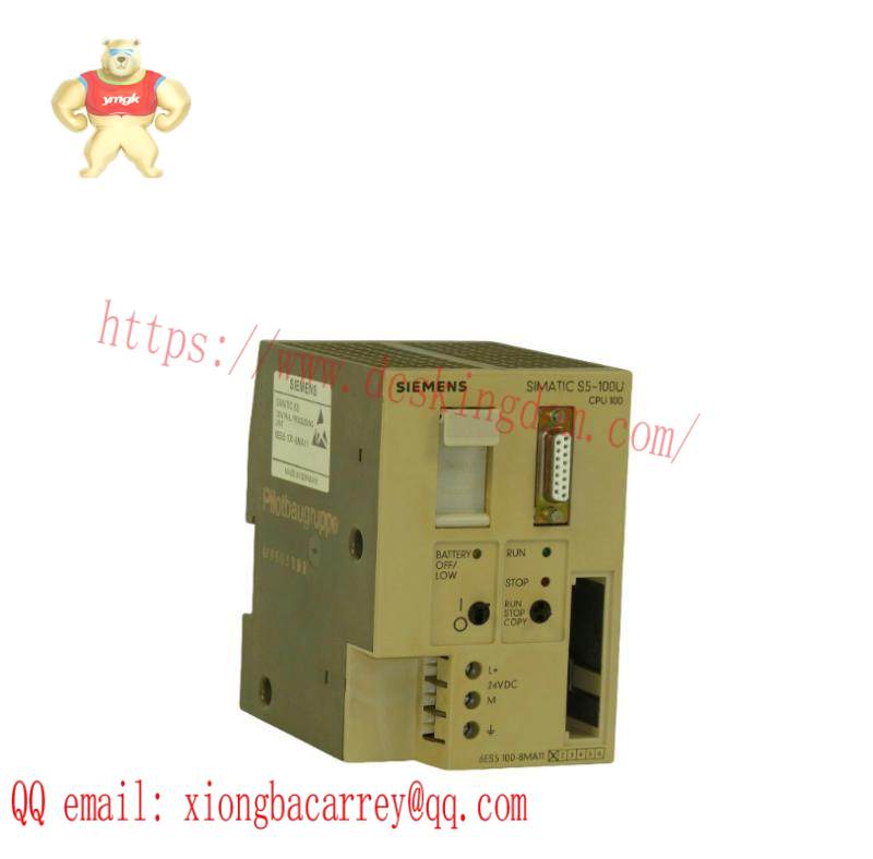 SIEMENS 6ES5100-8MA11 CPU 100 Processor Module