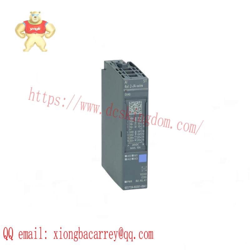 SIEMENS 6ES7134-6GD01-0BA1 ANALOG INPUT MODULE
