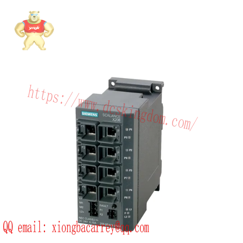 SIEMENS 6GK5208-0BA10-2AA3 SCALANCE X208