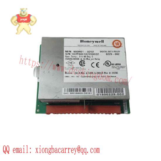 900H01-0202 Honeywell Digital Output, Relays, 8 Channel