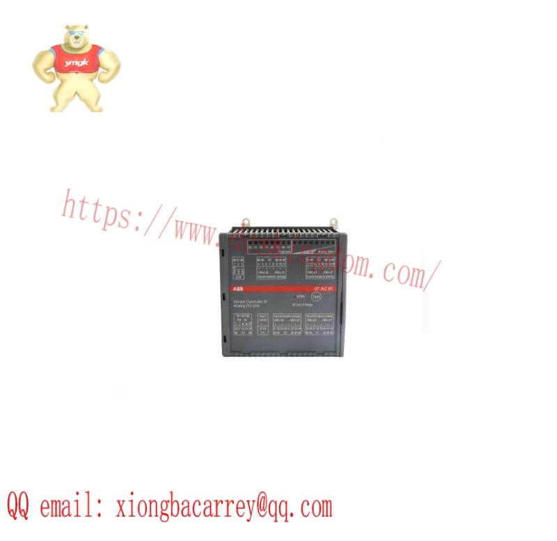 ABB 07AC91 12 GJR5252300R0101 ANALOG I/O UNIT