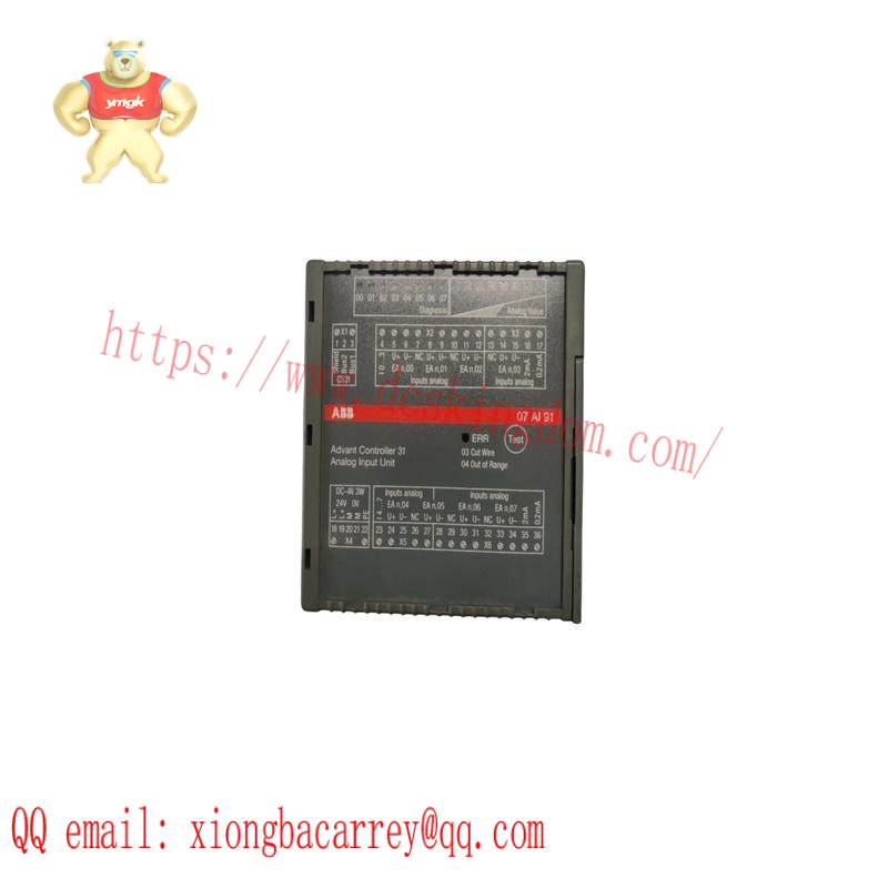 ABB 07AI91 GJR5251600R0278 Analog I/O module