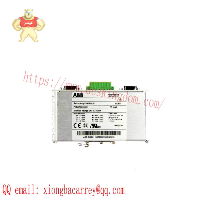 ABB 3BDZ000398R1 RLM01 PROFIBUS Redundancy Link Module