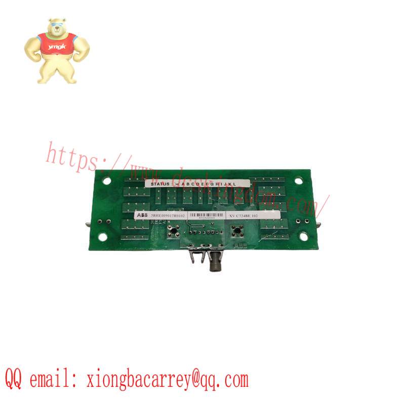 ABB 3BHE009017R0102 ;XVC724BE102 Vlscd-board