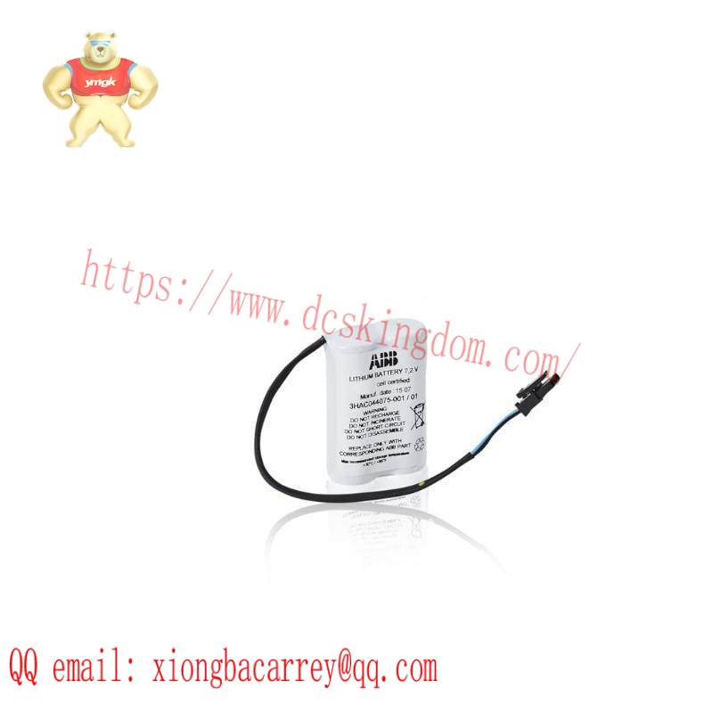 ABB 3HAC044075-001 SMB Battery for ABB Robot CPU