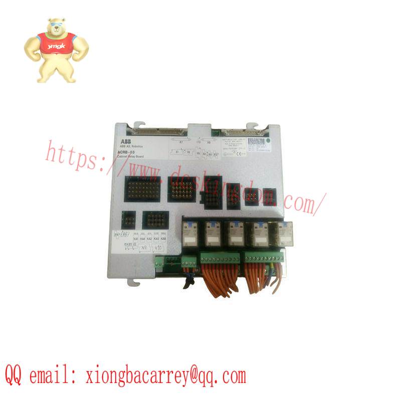 ABB ACRB-03 3HNE08250-1 3HNE06225-1 Safety Cabinet Relay Board