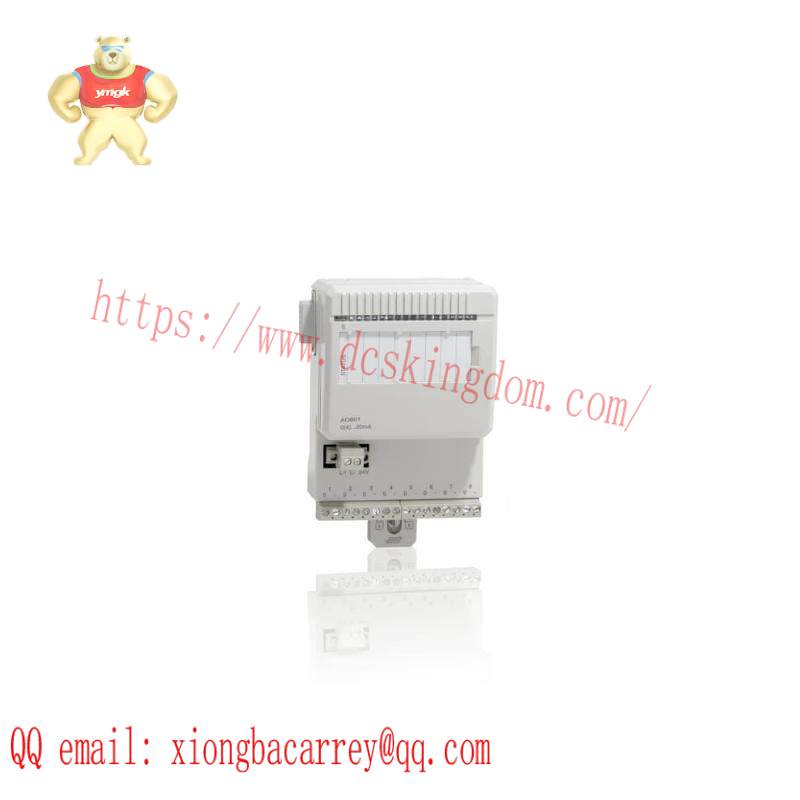ABB AO801 3BSE020514R1 AO801 Analog output 8 ch