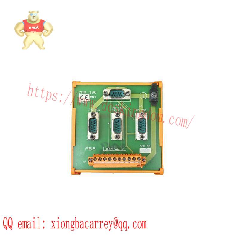 ABB CMA136 3DDE300416 Generator Relay Terminal Board