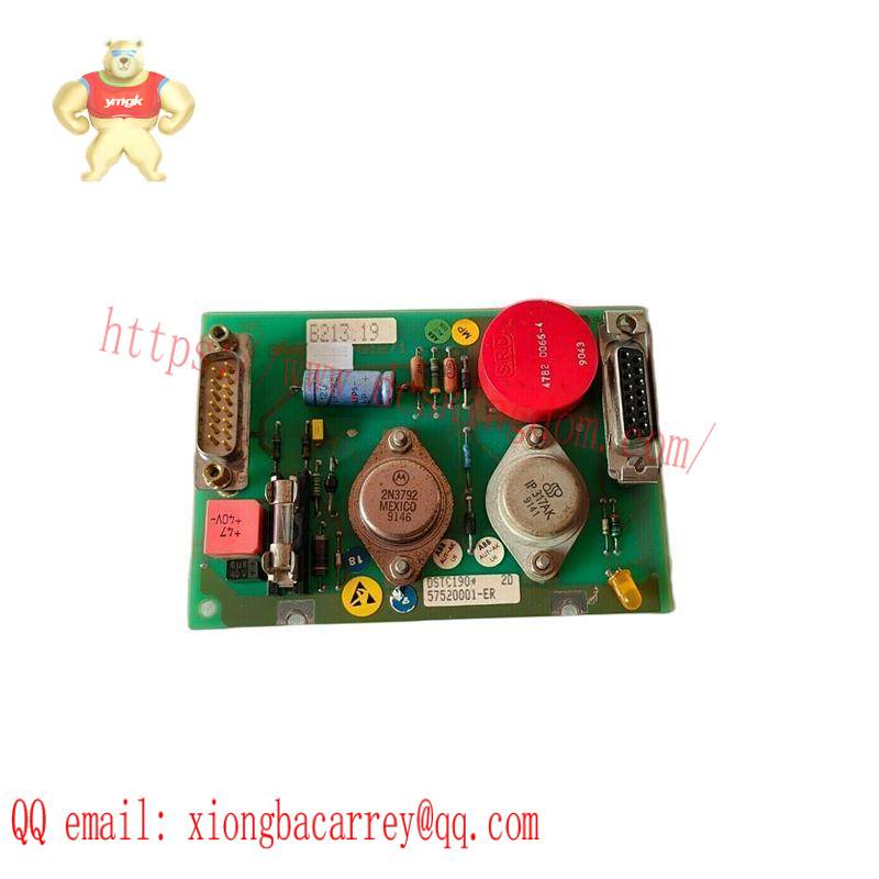 ABB DSTC190 57520001-ER Communications Connection Unit