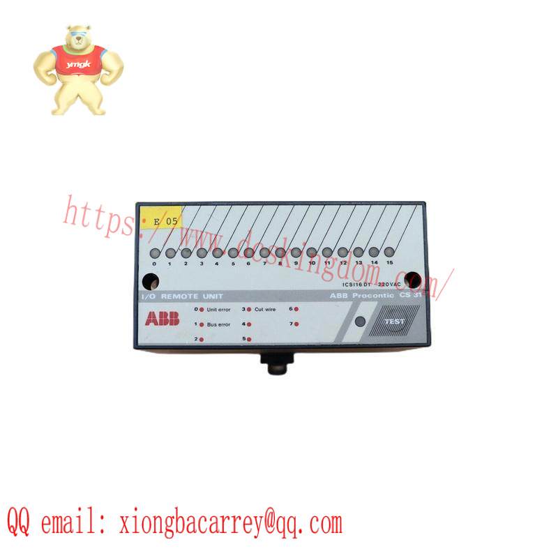ABB ICSI16D1 I/O REMOTE UNIT PROCONTIC