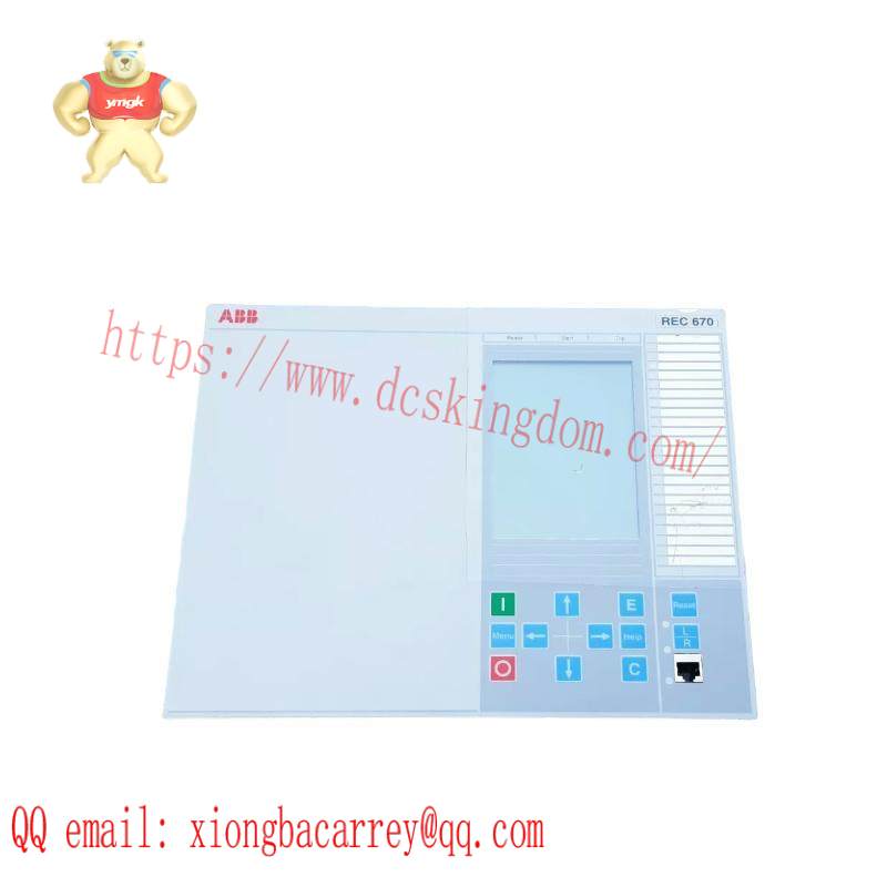 ABB REC670 1MRK000008-NB Rec670 Bay Control Display