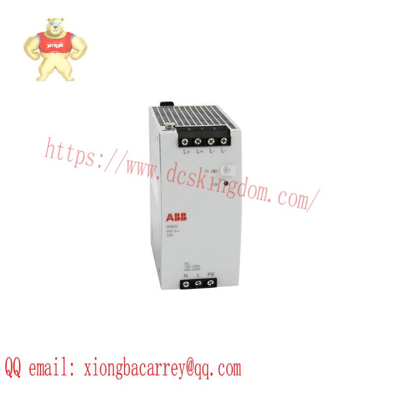 ABB SD833 800xA Series Power Supply
