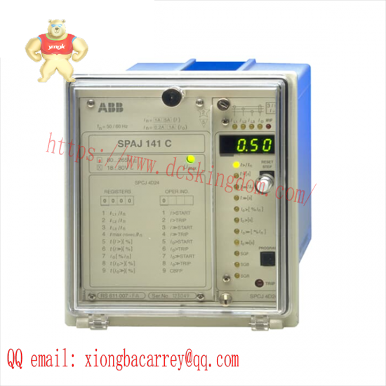 ABB SPAJ 141C RS611007-AA Earth-fault relay