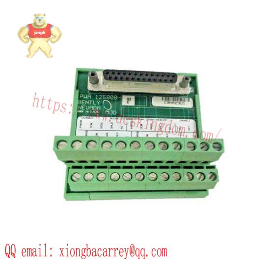 BENTLY NEVADA 125808-02A Terminal Block Board