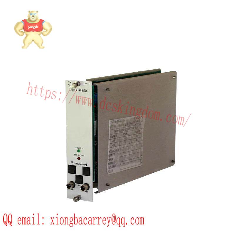 Bently Nevada 3300/16-15-01-03-00-00-02 Dual vibration monitor
