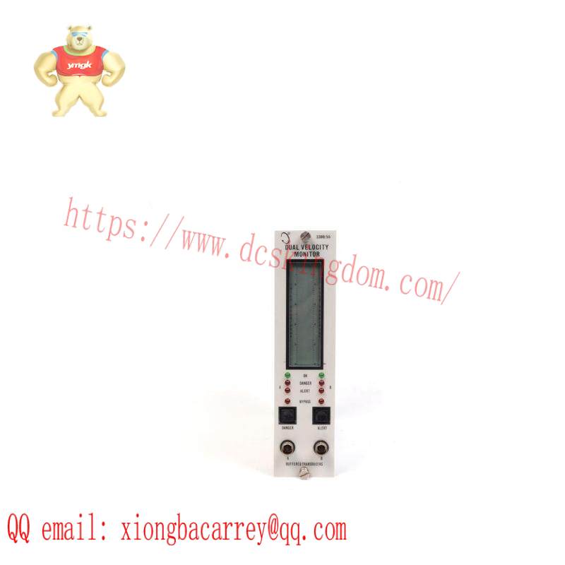 BENTLY NEVADA 3300/55 DUAL VELOCITY MONITOR