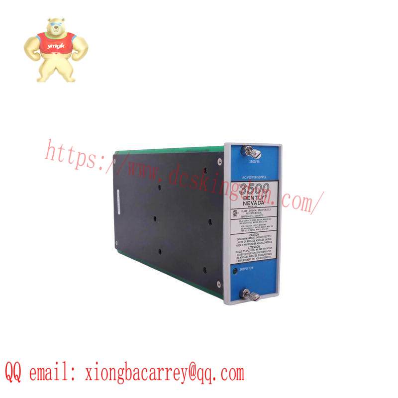 Bently Nevada 3500/15 106M1079-01 POWER SUPPLY MODULE