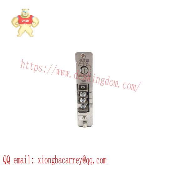 Bently Nevada 3500/15 125840-02 Low Voltage AC Power Input Module