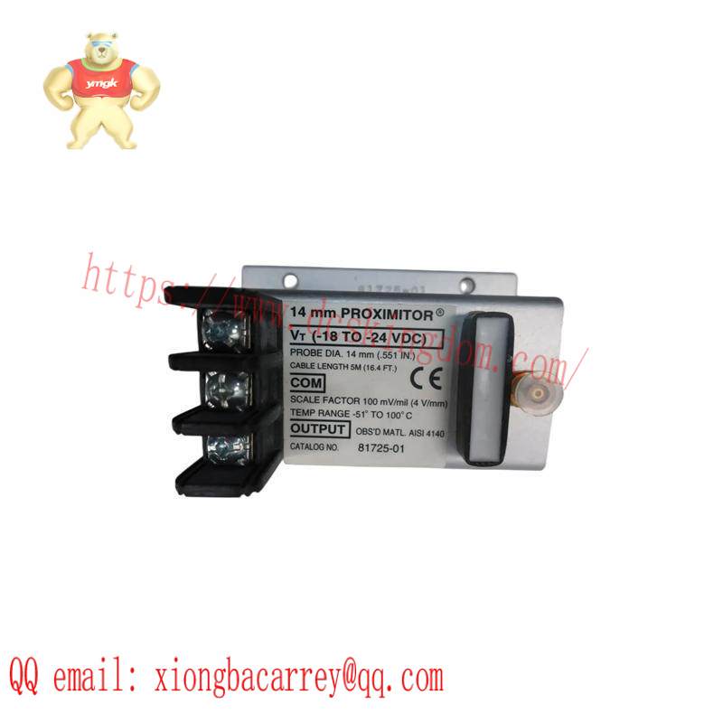 Bently Nevada 81725-01 PROXIMITOR SENSOR