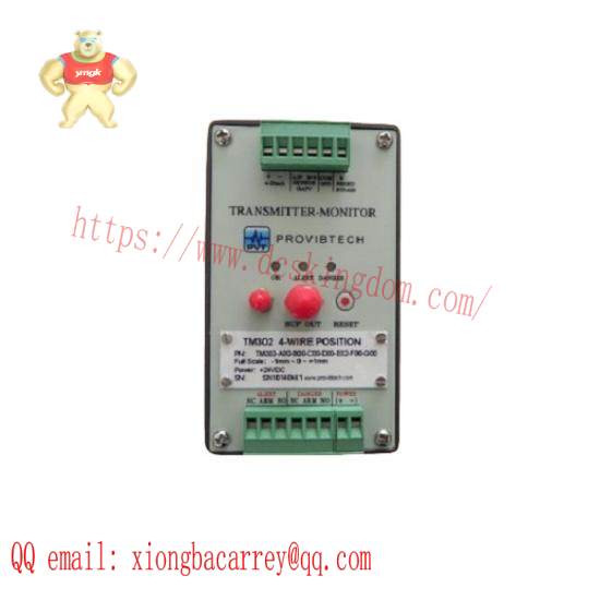 Bently Nevada TM302-A00-B00-C00-D00-E00-F00-G00 Vibration Monitoring