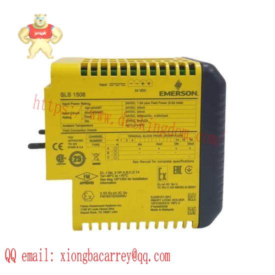 EMERSON KJ2201X1-BA1 12P3162X212 SLS1508  Logic Solver