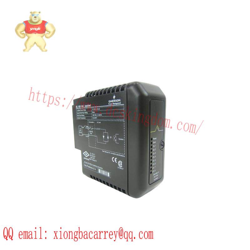 Emerson KJ3001X1-CA1 12P1980X062 DISCRETE INPUT MODULE