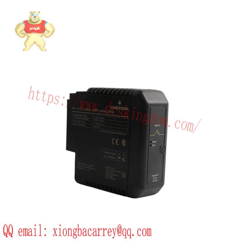 EMERSON KJ3204X1-BA1 12P3275X032 Series 2 Card