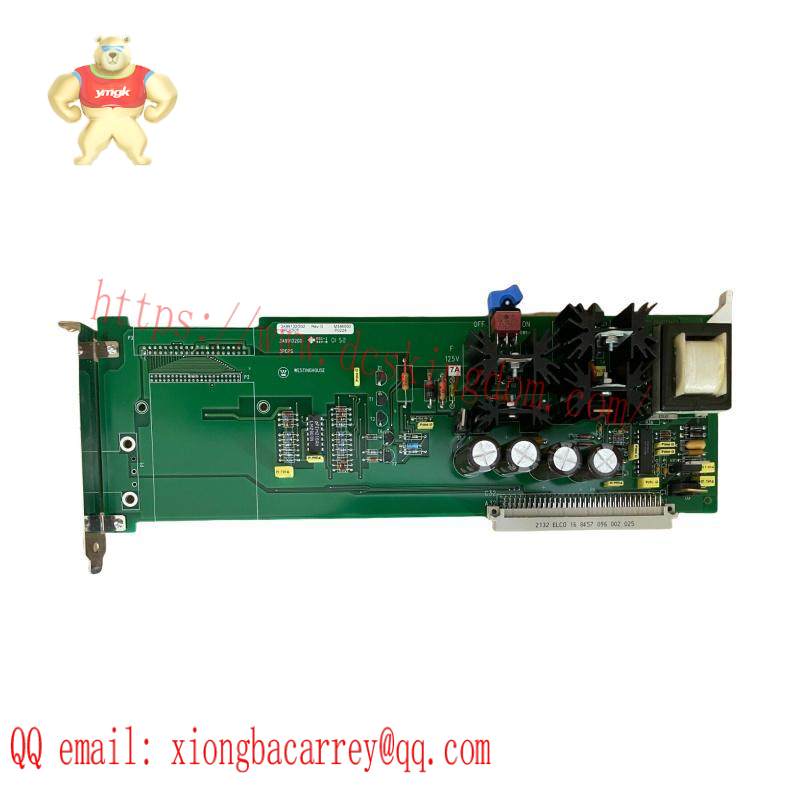 Emerson Ovation 3A99132G02 3PCPS05 W3-DPU-PS Assembly