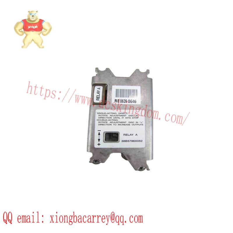 FISHER 38B5786X052 Relay Assembly