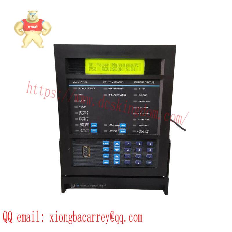 GE 750-P5-G5-D5-HI-A20-R FEEDER MANAGEMENT RELAY