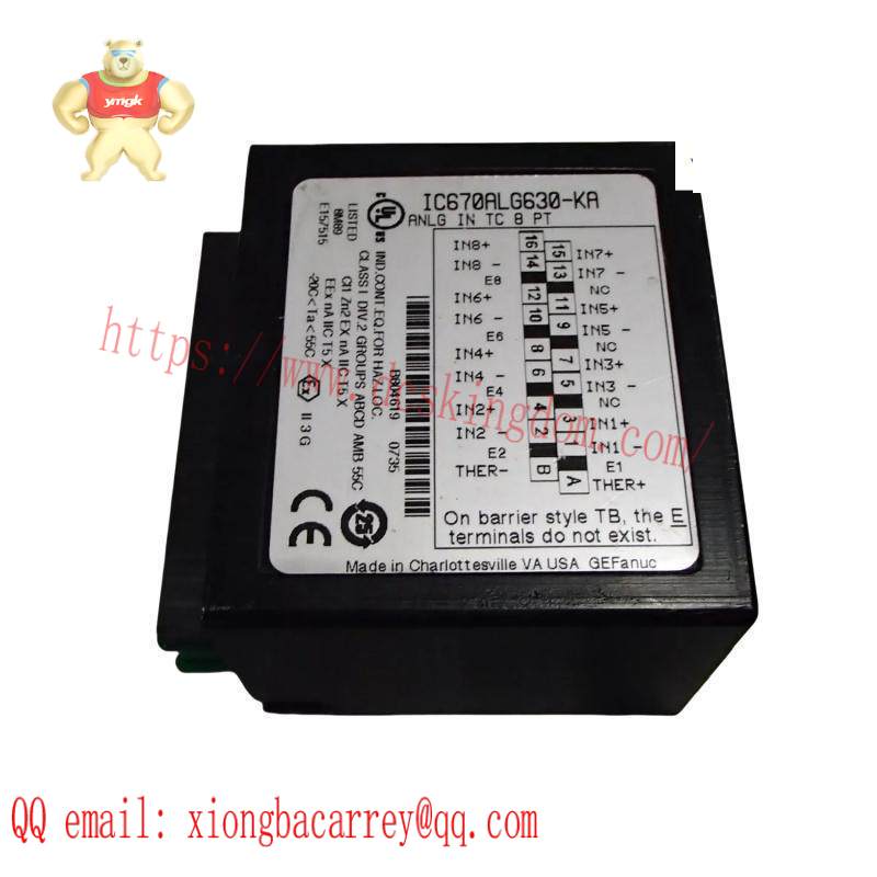 GE Fanuc IC670ALG630 Analog Input PLC Module
