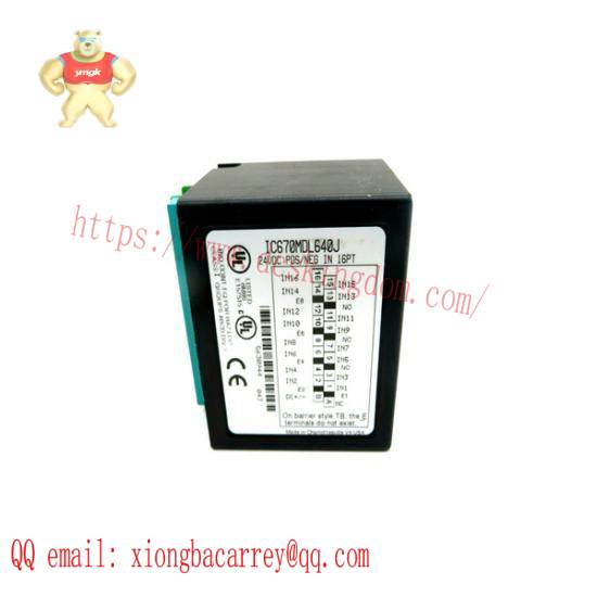 General Electric FANUC IC670MDL640J Input Module