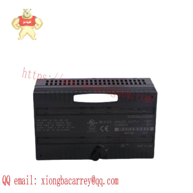 GE IC200ALG326D Analog Output Module