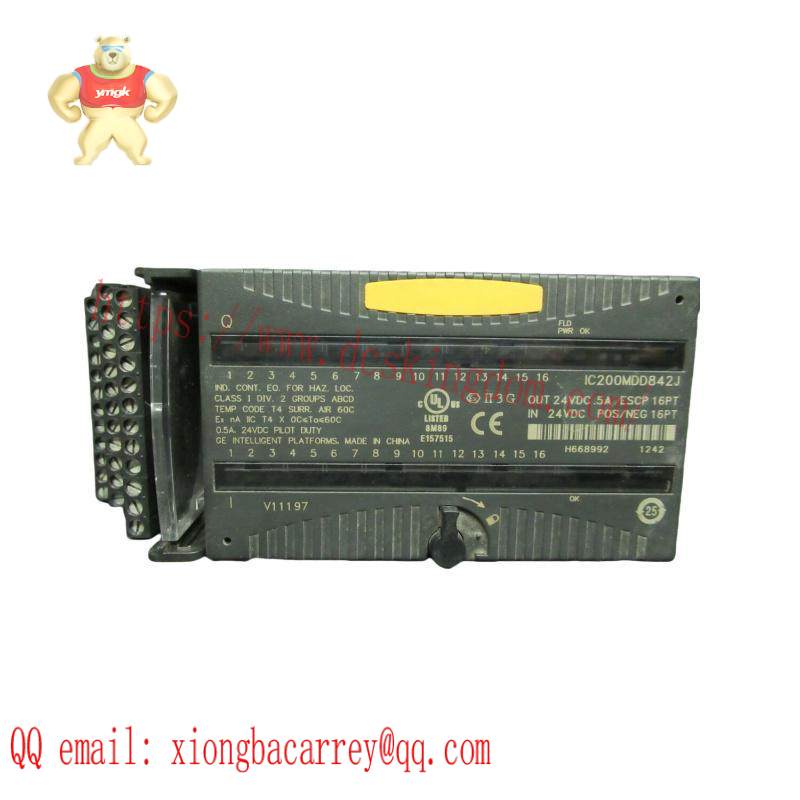 GE IC200MDD842J Mixed 24VDC Output ESCP 16 Pt Input Module