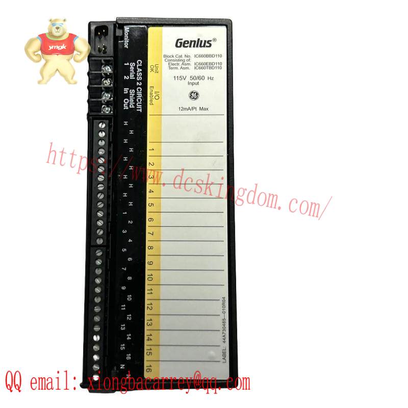 GE IC660BBD110 Discrete input block